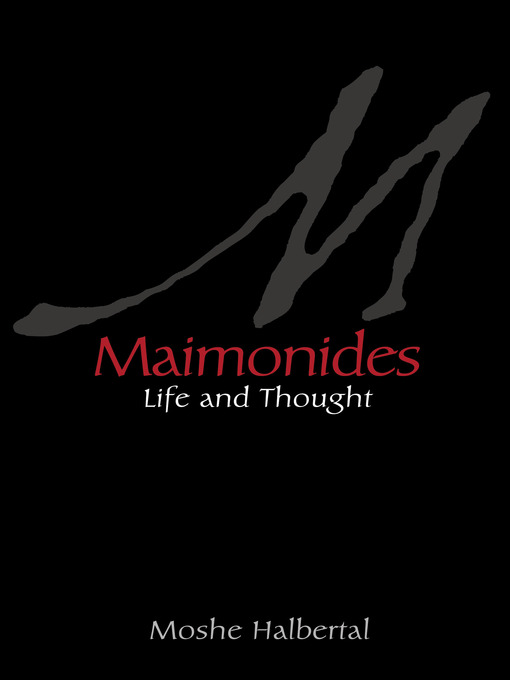 Title details for Maimonides by Moshe Halbertal - Available
